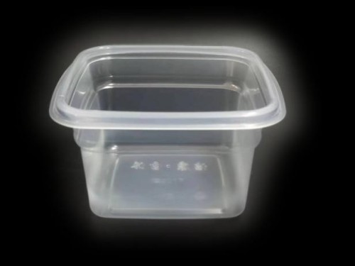 PP high-clarity square container